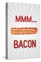 MMM... Bacon Art Poster Print-null-Stretched Canvas