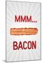 Mmmmm... Bacon-null-Mounted Art Print