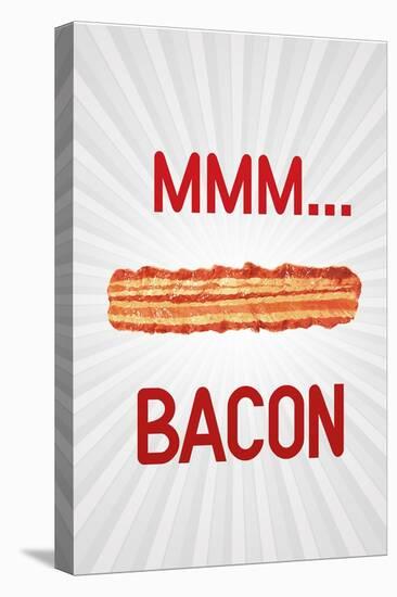 Mmmmm... Bacon-null-Stretched Canvas