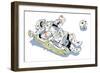 MMU and Moon-HR-FM-Framed Art Print