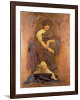 Mnemosyne, the Mother of the Muses-Frederick Leighton-Framed Giclee Print