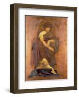 Mnemosyne, the Mother of the Muses-Frederick Leighton-Framed Giclee Print