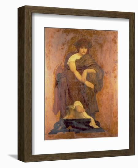 Mnemosyne, the Mother of the Muses-Frederick Leighton-Framed Giclee Print