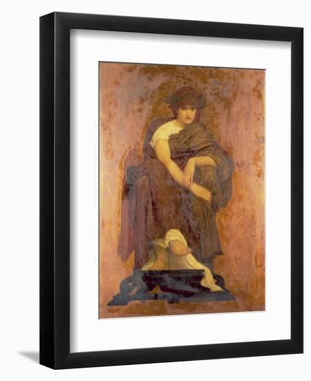 Mnemosyne, the Mother of the Muses-Frederick Leighton-Framed Giclee Print