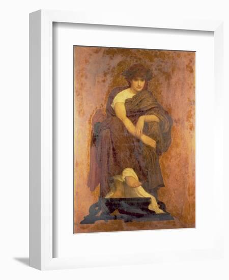 Mnemosyne, the Mother of the Muses-Frederick Leighton-Framed Giclee Print