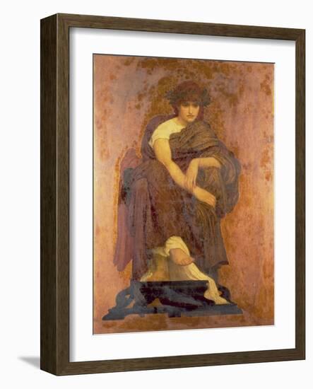 Mnemosyne, the Mother of the Muses-Frederick Leighton-Framed Giclee Print