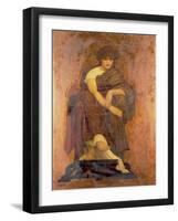 Mnemosyne, the Mother of the Muses-Frederick Leighton-Framed Giclee Print