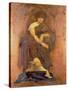 Mnemosyne, the Mother of the Muses-Frederick Leighton-Stretched Canvas