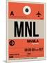 MNL Manila Luggage Tag I-NaxArt-Mounted Art Print