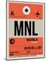 MNL Manila Luggage Tag I-NaxArt-Mounted Art Print