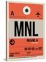 MNL Manila Luggage Tag I-NaxArt-Stretched Canvas