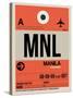 MNL Manila Luggage Tag I-NaxArt-Stretched Canvas