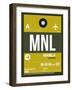 MNL Manila Luggage Tag II-NaxArt-Framed Art Print