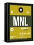 MNL Manila Luggage Tag II-NaxArt-Framed Stretched Canvas