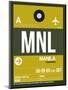 MNL Manila Luggage Tag II-NaxArt-Mounted Premium Giclee Print