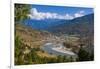 Mo Chhu and Pho Chhu River Through Punakha, Bhutan-Michael Runkel-Framed Photographic Print
