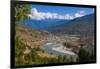 Mo Chhu and Pho Chhu River Through Punakha, Bhutan-Michael Runkel-Framed Photographic Print