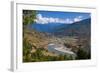 Mo Chhu and Pho Chhu River Through Punakha, Bhutan-Michael Runkel-Framed Photographic Print