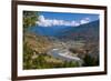 Mo Chhu and Pho Chhu River Through Punakha, Bhutan-Michael Runkel-Framed Photographic Print