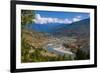 Mo Chhu and Pho Chhu River Through Punakha, Bhutan-Michael Runkel-Framed Photographic Print