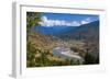 Mo Chhu and Pho Chhu River Through Punakha, Bhutan-Michael Runkel-Framed Photographic Print