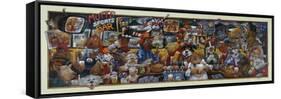 Mo' Mutts Sports Bar-Bill Bell-Framed Stretched Canvas