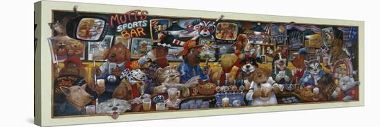 Mo' Mutts Sports Bar-Bill Bell-Stretched Canvas