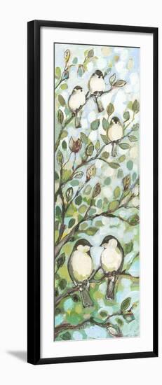 Mo’s Chickadees-Jennifer Lommers-Framed Art Print