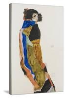 Moa, 1911-Egon Schiele-Stretched Canvas