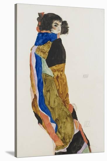 Moa, 1911-Egon Schiele-Stretched Canvas