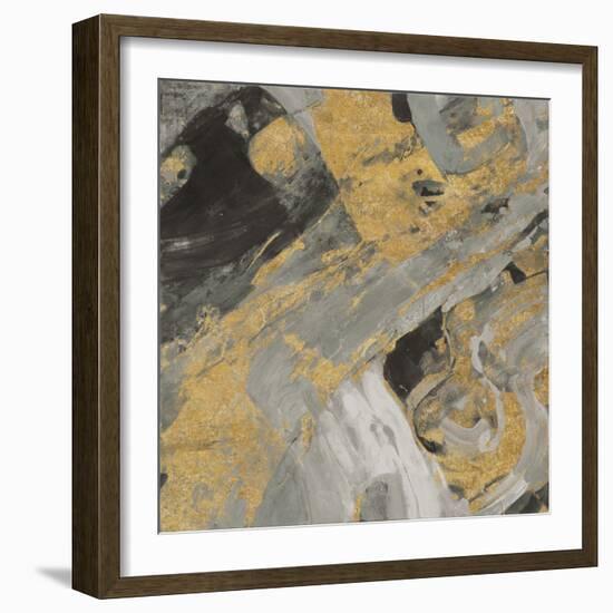 Moab Gold and Black-Albena Hristova-Framed Art Print