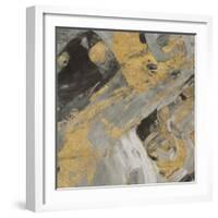 Moab Gold and Black-Albena Hristova-Framed Art Print