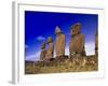 Moai at Ahu Tahai, Easter Island, Chile-Angelo Cavalli-Framed Photographic Print