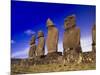 Moai at Ahu Tahai, Easter Island, Chile-Angelo Cavalli-Mounted Photographic Print