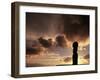 Moai at Ahu Tahai, Easter Island, Chile-Angelo Cavalli-Framed Photographic Print