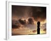 Moai at Ahu Tahai, Easter Island, Chile-Angelo Cavalli-Framed Photographic Print