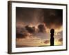 Moai at Ahu Tahai, Easter Island, Chile-Angelo Cavalli-Framed Photographic Print