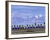 Moai at Ahu Tongariki, Easter Island, Chile-Angelo Cavalli-Framed Photographic Print