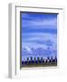 Moai at Ahu Tongariki, Easter Island, Chile-Angelo Cavalli-Framed Photographic Print