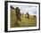 Moai at Rano Raraku on Easter Island-O. and E. Alamany and Vicens-Framed Premium Photographic Print