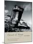 Moai At Ranu Ranuku, Rapu Nui I-Chris Simpson-Mounted Giclee Print