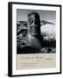 Moai At Ranu Ranuku, Rapu Nui II-Chris Simpson-Framed Giclee Print