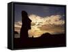 Moai, Easter Island (Rapa Nui), Chile, South America-Jochen Schlenker-Framed Stretched Canvas