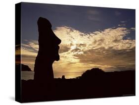 Moai, Easter Island (Rapa Nui), Chile, South America-Jochen Schlenker-Stretched Canvas