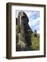 Moai in the Rano Raraku Volcanic Crater Formed of Consolidated Ash (Tuf)-Jean-Pierre De Mann-Framed Photographic Print