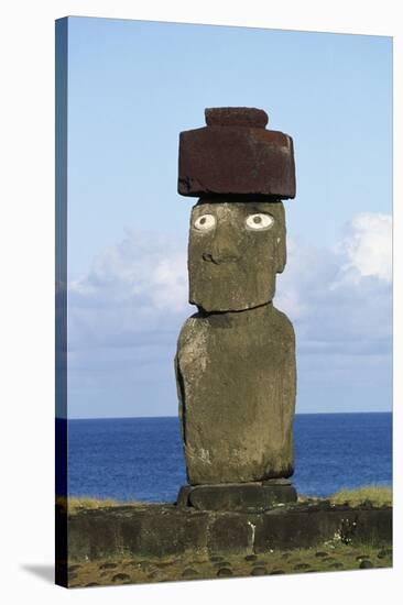 Moai of Ahu Ko Te Riku-null-Stretched Canvas