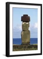 Moai of Ahu Ko Te Riku-null-Framed Giclee Print