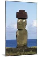 Moai of Ahu Ko Te Riku-null-Mounted Giclee Print