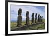 Moai of Ahu Ko Te Riku-null-Framed Giclee Print