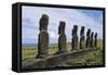 Moai of Ahu Ko Te Riku-null-Framed Stretched Canvas